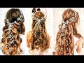 Couronne de mariage de perlesdiadme de perles de marie cascade pour coiffure ouverte