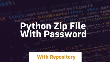 python zip file with password