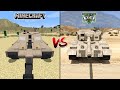 MINECRAFT TANK VS GTA 5 TANK - WHICH IS BEST?