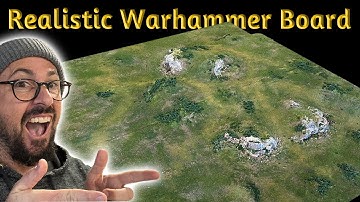 How to build a realistic modular game board for Warhammer ~ tabletop wargaming terrain