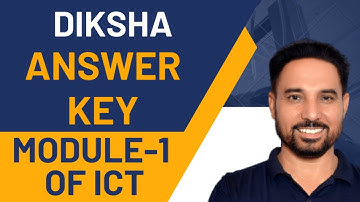 Answer Key ICT Module -1 @teacher manual