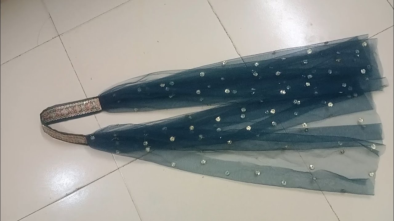 New design dupatta/choker dupatta kaise banaye/how To make choker dupatta