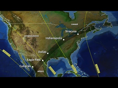 Eclipse total de sol del 8 de abril de 2024 | AFP