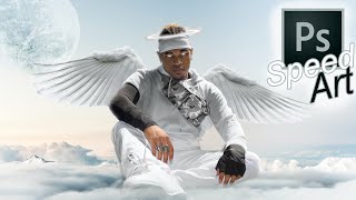 Angel's Calling Pt 2|Photoshop Speed Art screenshot 1