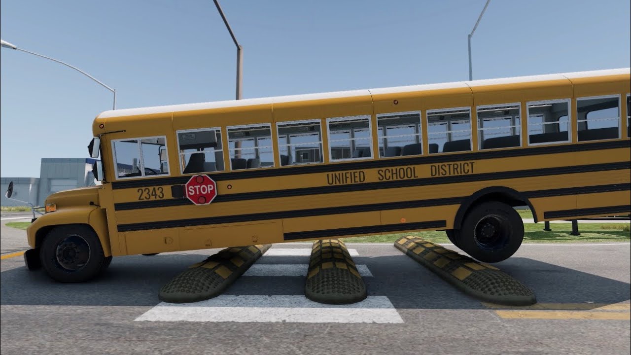 Buses & Trucks vs Extreme Speed Bumps – Part 6 | BeamNG.drive
