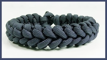 How To Make An "Enigmatical Herringbone" Paracord Bracelet Design Without Buckle