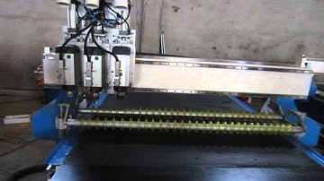 ATC 3 spindle clamp roller cnc router