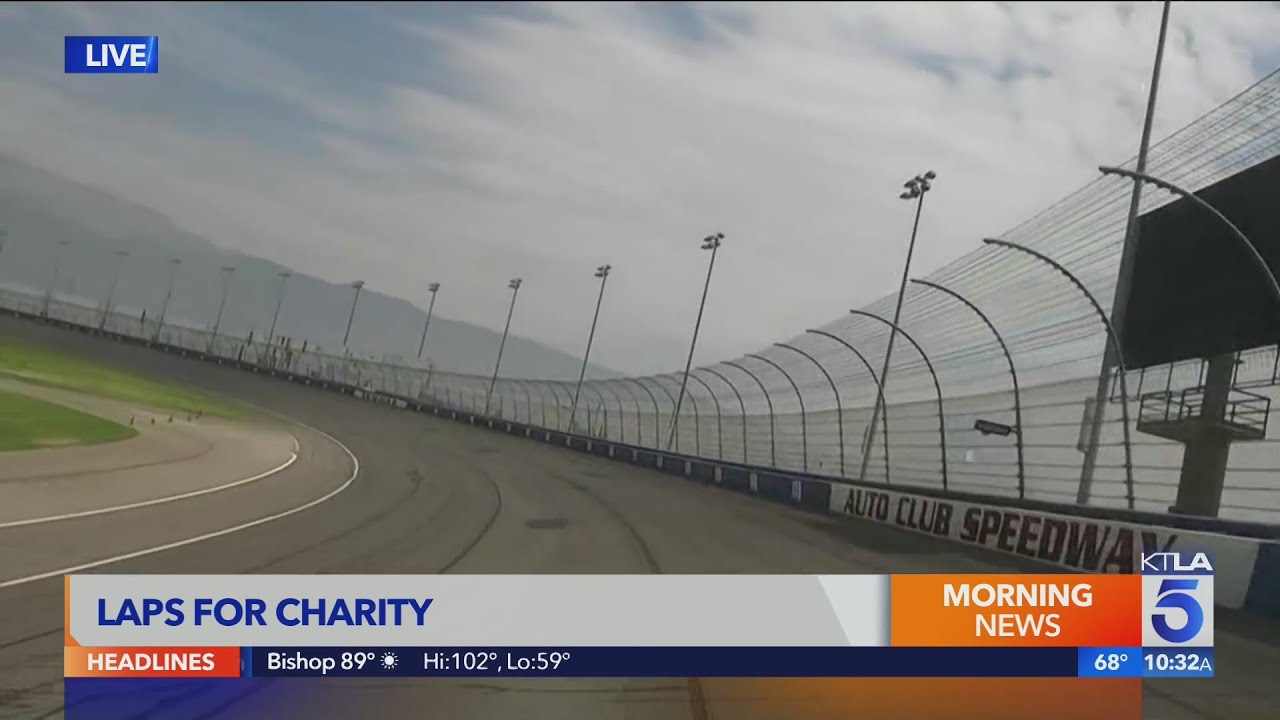 Auto Club Speedway in Fontana hosts track laps for charity