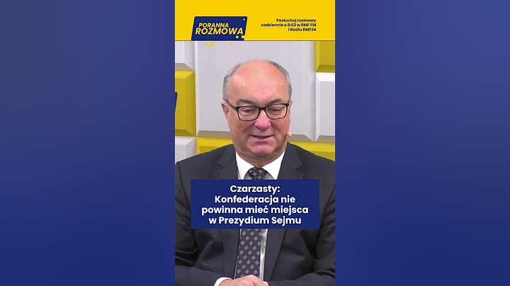 Czarzasty: Konfederacja nie powinna mieć miejsca w Prezydium Sejmu #konfederacja #sejm #lewica #rmf