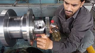 Triveni steam turbine over speed trip assembly valve and tripping unit fitting and assembling