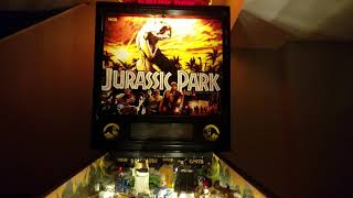 Flickering Torch Leds in the coin slot of my Jurassic Park Pinball machine.