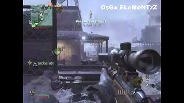 Modern warfare 3 SICK 5 Man Kill Feed MSR quickscoping