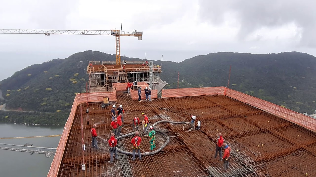 Dia de concretagem Yachthouse heliponto