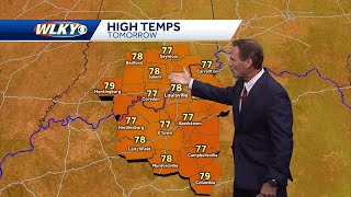 Drying out with pleasant temperatures