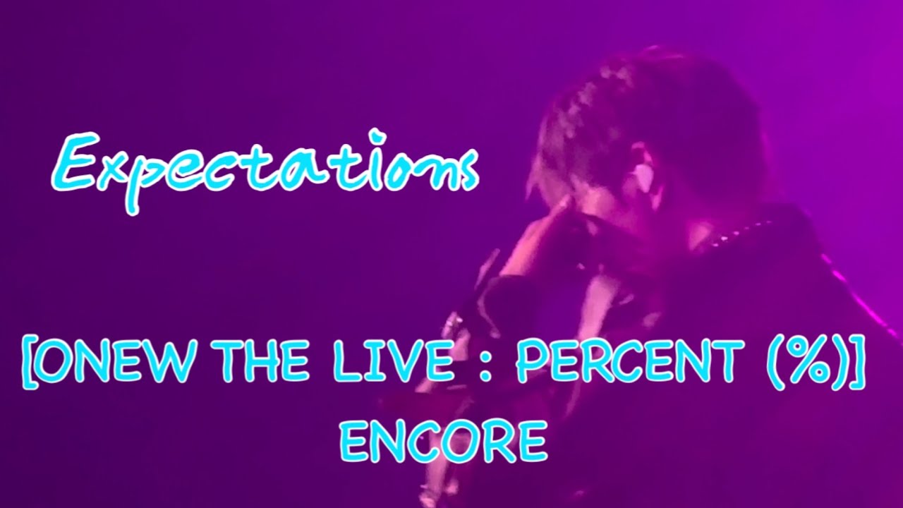[콘서트직캠] Expectations 260131 ONEW WORLD TOUR [ONEW THE LIVE : PERCENT (%)] ENCORE #onew #온유 #shinee