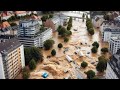 China chaos today..!! Severe flooding in Nanning paralyzes life in Guangxi