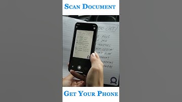 How to scan document in save in phone