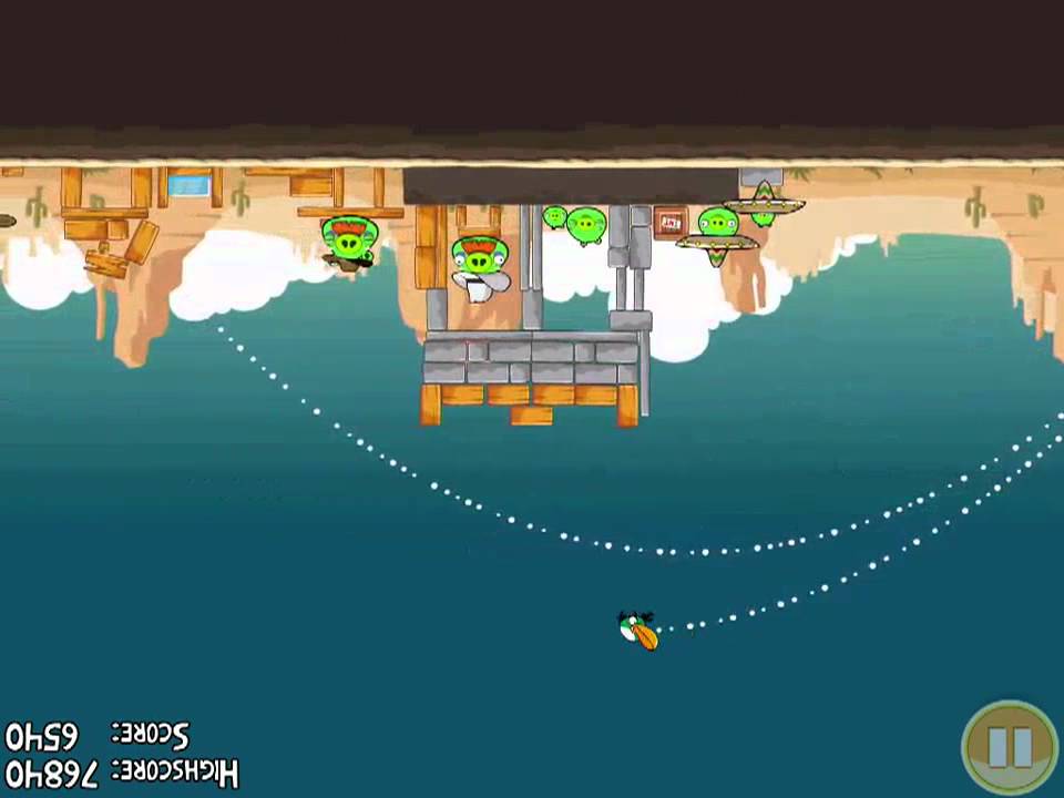 Angry Birds 13-1 3 stars walkthrough Theme 13 level 13-1 Gameplay Tutorial