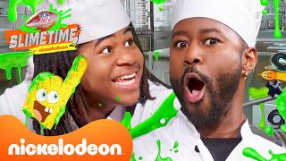 NFL Slimetime's SLIMIEST Team Picks! w/ Nate Burleson & Young Dylan 🏈 | Nick Sports