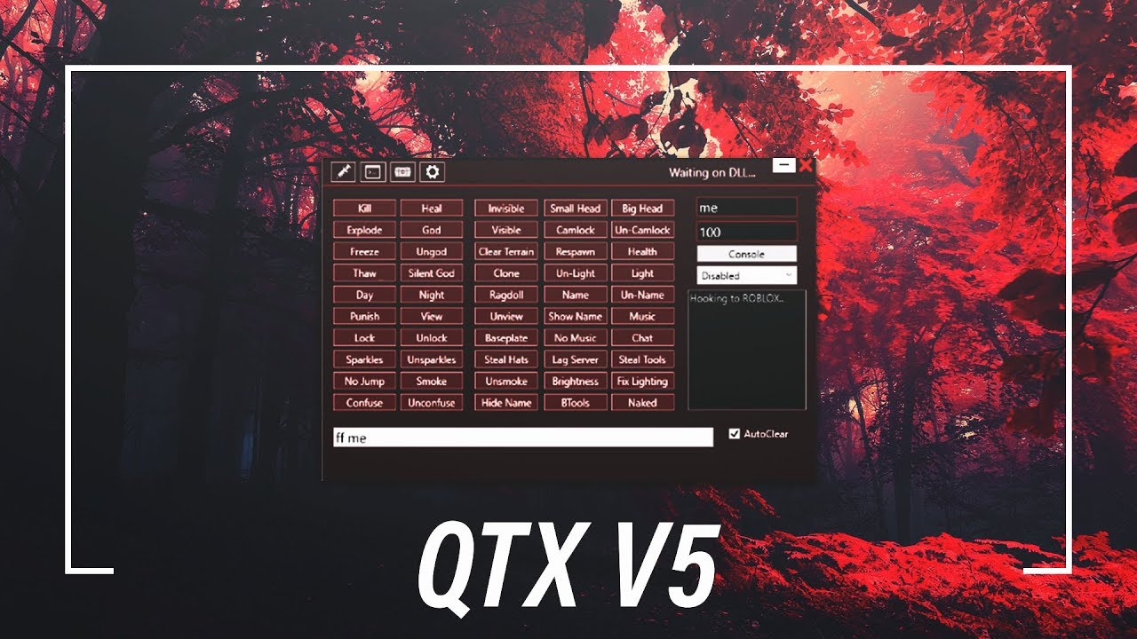 Op Exploit Roblox Exploit Qtx V5 Fast Commands More Youtube - roblox qtx dll