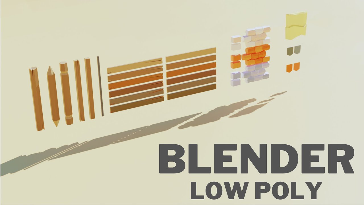 Blender Low Poly Game Asset || House pack kit - 01 || - YouTube