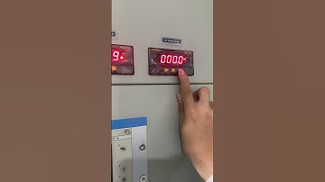 Setting the parameter meter PIC152-C of the SELEC. Input from 4-20mA to 0-160oC #electric #scada