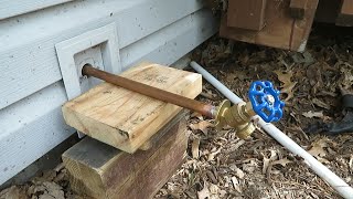 Soldering in a New Outdoor Faucet: DIY Tips with Help from You Tube