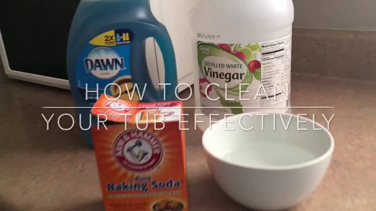 29 Homemade Bathtub Cleaner Recipes You, How To Clean Bathtub With Baking Soda