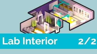 Lab Interior [2/2][LowPoly][Stream]
