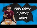 Restoring My DW Collectors Snare Drum