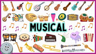 35 Musical Instruments (with Sound) for Kids - Learn Musical Instruments for Children
