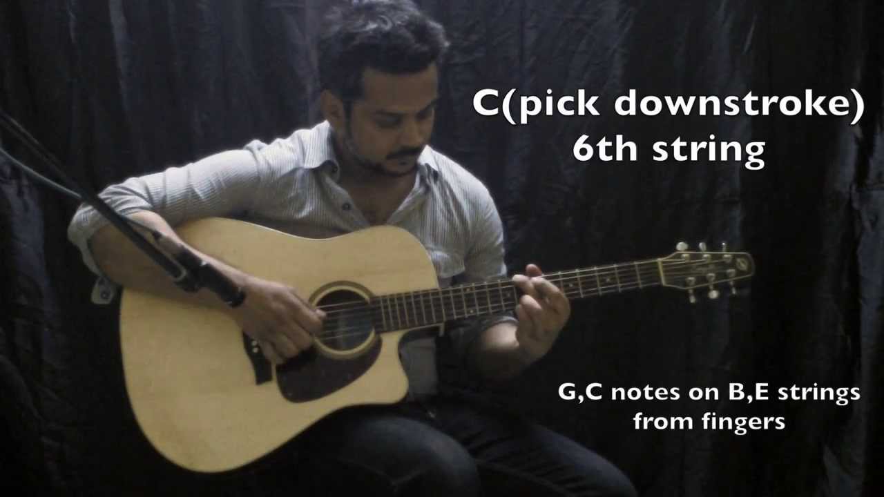 Guitar Lessons - Acoustic Rhythm on Bossa Nova [Hybrid Pattern] | Apernit Singh