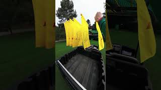 Our golden hour. #TheMasters #golf #pins #flag #pov #ditl #golfcourse