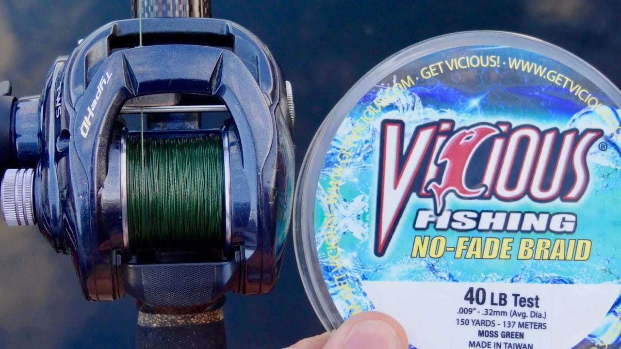 A braid that never fades? Vicious Fishing's NO-FADE braided line review. 