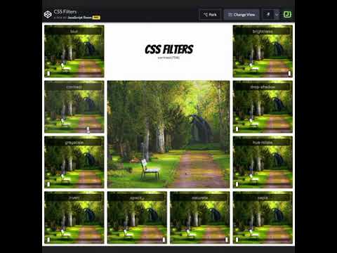 CSS filters demo