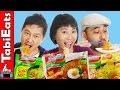 Japanese Try Indonesian Instant Noodles for the First Time EPIC TASTE TEST