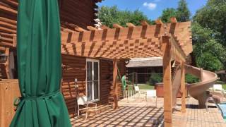 Handcrafted, Western Red Cedar Pergola. This custom built (2X10 Series) Pergola is available for purchase from, Illinois based, 