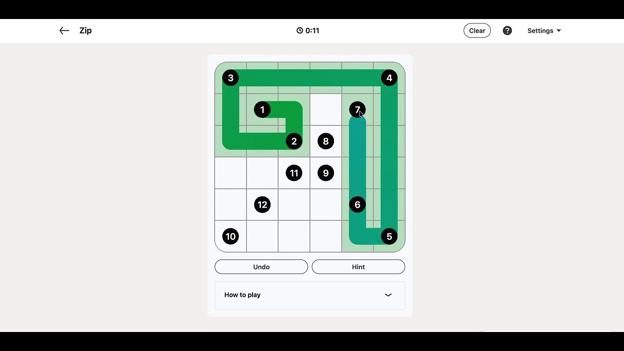 LinkedIn Zip Answer Today - Puzzle #330 | 10 February 2026
