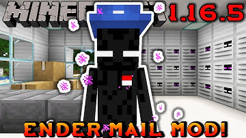 ENDER MAIL MOD 1.16.5 !!! (Ender Mailmen) | Minecraft Mod Showcase