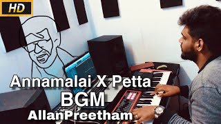 Video thumbnail of "Annamala X Petta | Super Star Title Card | BGM | HD | Allan Preetham"