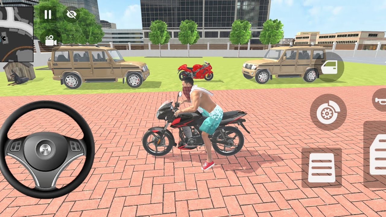 1️⃣ Franklin order by Bolero 🎮 Hayabusa  theft aura simulator 😱 Indian 🇮🇳 bike 