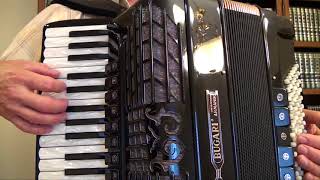 Palmer-Hughes Accordion Course 1, Pg 6, The Treble Keyboard, (Practice 5 Times)