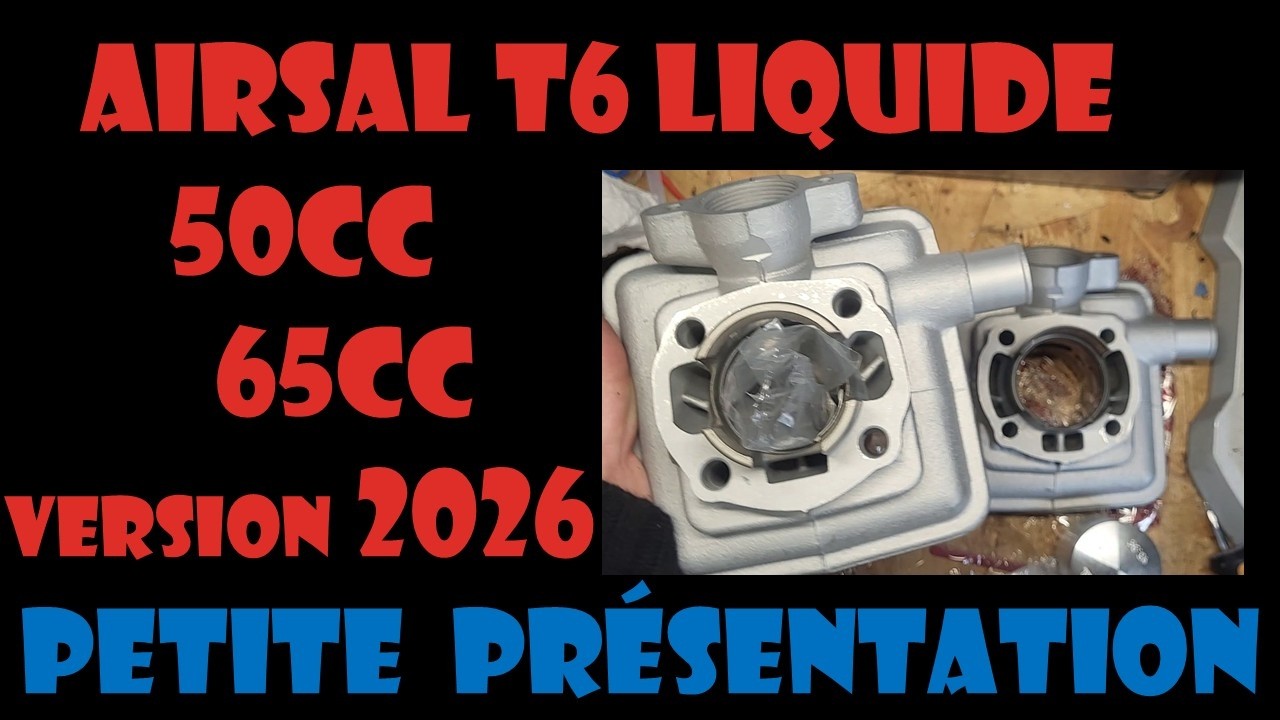 Présentation succinte des 2 derniers cylindre Airsal T6 liquides pour 103 SPX, en 40 et 46 !