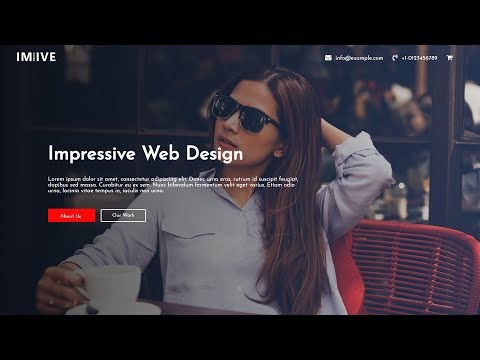 how-to-make-a-website-using-html-and-css-step-by-step-|-website-header-design