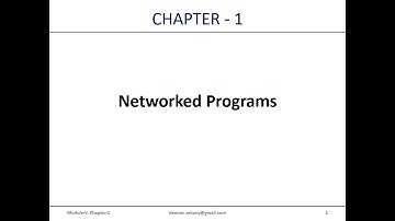 Python Programming: Network Programs [VTU BE  CSE 15CS666 OPEN ELECTIVE]