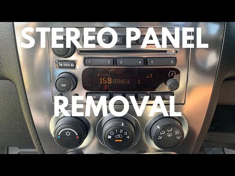 Hummer H3 Stereo Panel Removal - Dash Panel Removal
