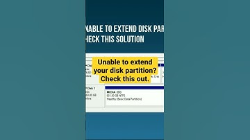 Unable to extend your disk partition?check this solution (follow main video)