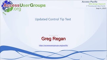 AP: Updated Control Tip Text with Greg Regan