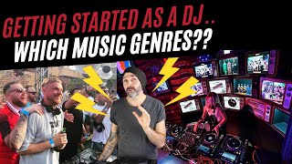Getting Started as a DJ and Choosing Music Genres