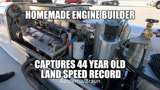 DIY Homemade Engine Builder Captures 44 Year-Old Land Speed Record
